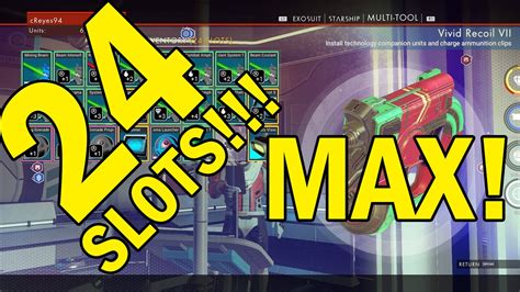no man's sky max slots multi tool|No Man's Sky .
